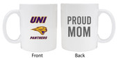 Northern Iowa Panthers Proud Mom White Ceramic Coffee Mug 2-Pack (White).