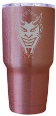 Northwestern State Demons 24 oz Insulated Tumbler Etched - Rose Gold
