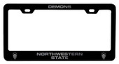 Northwestern State Demons Laser Engraved Metal License Plate Frame Choose Your Color