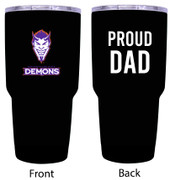 Northwestern State Demons Proud Dad 24 oz Insulated Stainless Steel Tumblers Black.