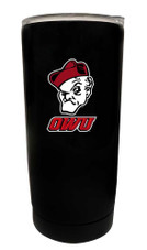 Ohio Wesleyan University 16 oz Choose Your Color Insulated Stainless Steel Tumbler Glossy brushed finish