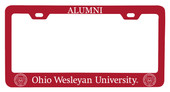 Ohio Wesleyan University Alumni License Plate Frame New for 2020