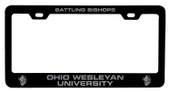 Ohio Wesleyan University Laser Engraved Metal License Plate Frame Choose Your Color