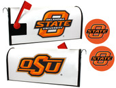 Oklahoma State Cowboys Magnetic Mailbox Cover & Sticker Set
