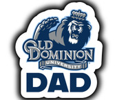 Old Dominion Monarchs 4-Inch Proud Dad Die Cut Decal