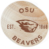 Oregon State Beavers Wood Coaster Engraved 4 Pack