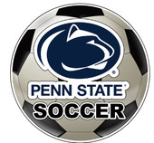 Penn State Nittany Lions 4-Inch Round Soccer Ball Vinyl Decal Sticker