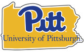 Pittsburgh Panthers 4 Inch State Shape Vinyl Decal Sticker