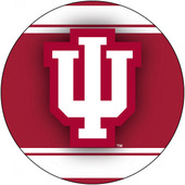 Indiana Hoosiers Collegiate 4 Inch Round Trendy Polka Dot Magnet