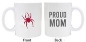 Richmond Spiders Proud Mom White Ceramic Coffee Mug 2-Pack (White).