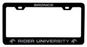 Rider University Broncs Laser Engraved Metal License Plate Frame Choose Your Color