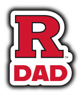 Rutgers Scarlet Knights 4-Inch Proud Dad Die Cut Decal