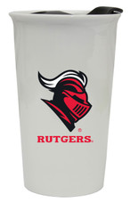 Rutgers Scarlet Knights Double Walled Ceramic Tumbler