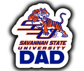 Savannah State University 4-Inch Proud Dad Die Cut Decal