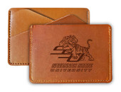 Savannah State University College Leather Card Holder Wallet
