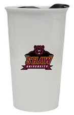 Shaw University Bears Double Walled Ceramic Tumbler