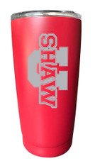Shaw University Bears Etched 16 oz Stainless Steel Tumbler (Choose Your Color)