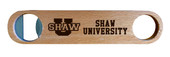 Shaw University Bears Laser Etched Wooden Bottle Opener College Logo Design