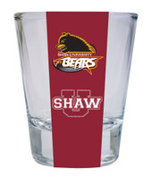 Shaw University Bears Round Shot Glass