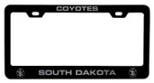 South Dakota Coyotes Laser Engraved Metal License Plate Frame Choose Your Color