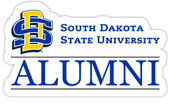 South Dakota State Jackrabbits 4-Inch Laser Cut Alumni Vinyl Decal Sticker