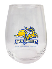 South Dakota State Jackrabbits 9 oz Stemless Wine Glass