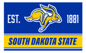 South Dakota State Jackrabbits Wood Sign with Frame