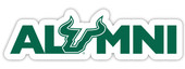 South Florida Bulls 4-Inch Laser Cut Alumni Vinyl Decal Sticker