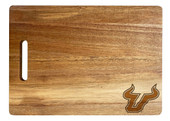 South Florida Bulls Engraved Wooden Cutting Board 10" x 14" Acacia Wood