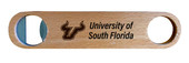 South Florida Bulls Laser Etched Wooden Bottle Opener College Logo Design