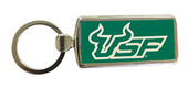 South Florida Bulls Metal Keychain