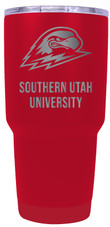 Southern Utah University 24 oz Insulated Tumbler Etched - Red