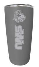 Southern Wesleyan University Etched 16 oz Stainless Steel Tumbler (Gray)