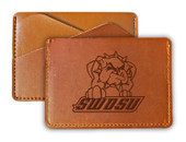 Southwestern Oklahoma State University College Leather Card Holder Wallet