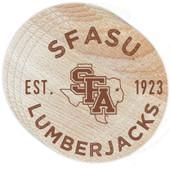 Stephen F. Austin State University Wood Coaster Engraved 4 Pack