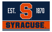 Syracuse Orange Wood Sign with Frame