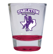 Tarleton State University 2 ounce Color Etched Shot Glasses