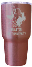 Tarleton State University 24 oz Insulated Tumbler Etched - Rose Gold