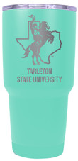 Tarleton State University 24 oz Insulated Tumbler Etched - Seafoam