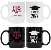 Texas A&M Aggies  Grad Ceramic Coffee Mug White