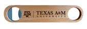 Texas A&M Aggies Laser Etched Wooden Bottle Opener College Logo Design