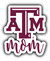 Texas A&M Aggies Proud Mom 4-Inch Die Cut Decal,Multi