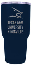 Texas A&M Kingsville Javelinas 24 oz Insulated Tumbler Etched - Navy
