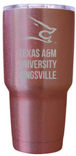 Texas A&M Kingsville Javelinas 24 oz Insulated Tumbler Etched - Rose Gold