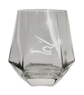 Texas A&M Kingsville Javelinas Etched Diamond Cut Stemless 10 ounce Wine Glass Clear