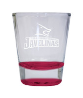 Texas A&M Kingsville Javelinas Etched Round Shot Glass 2 oz Red