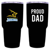 Texas A&M Kingsville Javelinas Proud Dad 24 oz Insulated Stainless Steel Tumblers Black.