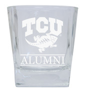 Texas Christian University 8 oz Etched Alumni Glass Tumbler 2-Pack