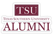Texas Southern University 4-Inch Laser Cut Alumni Vinyl Decal Sticker