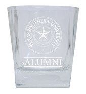 Texas Southern University 8 oz Etched Alumni Glass Tumbler 2-Pack